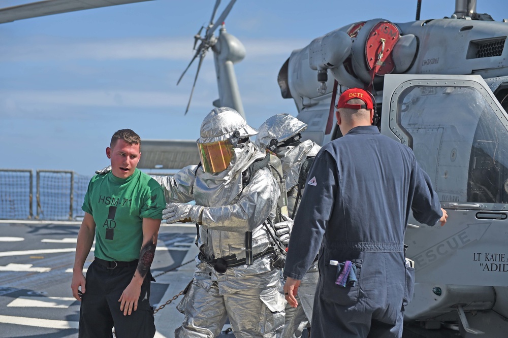 USS Stockdale sailors participate in drill