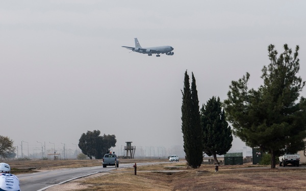 Racking up miles; IAB Airman cycles for AF