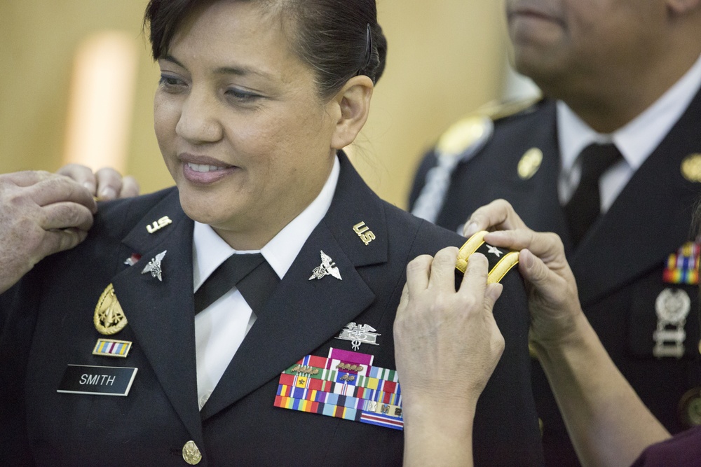 The first Guamanian female general officer in the Armed Forces