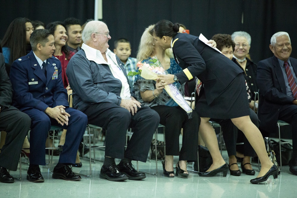 The first Guamanian female general officer in the Armed Forces