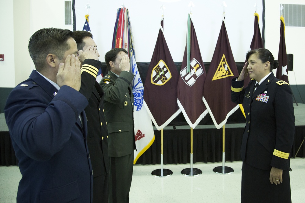 The first Guamanian female general officer in the Armed Forces