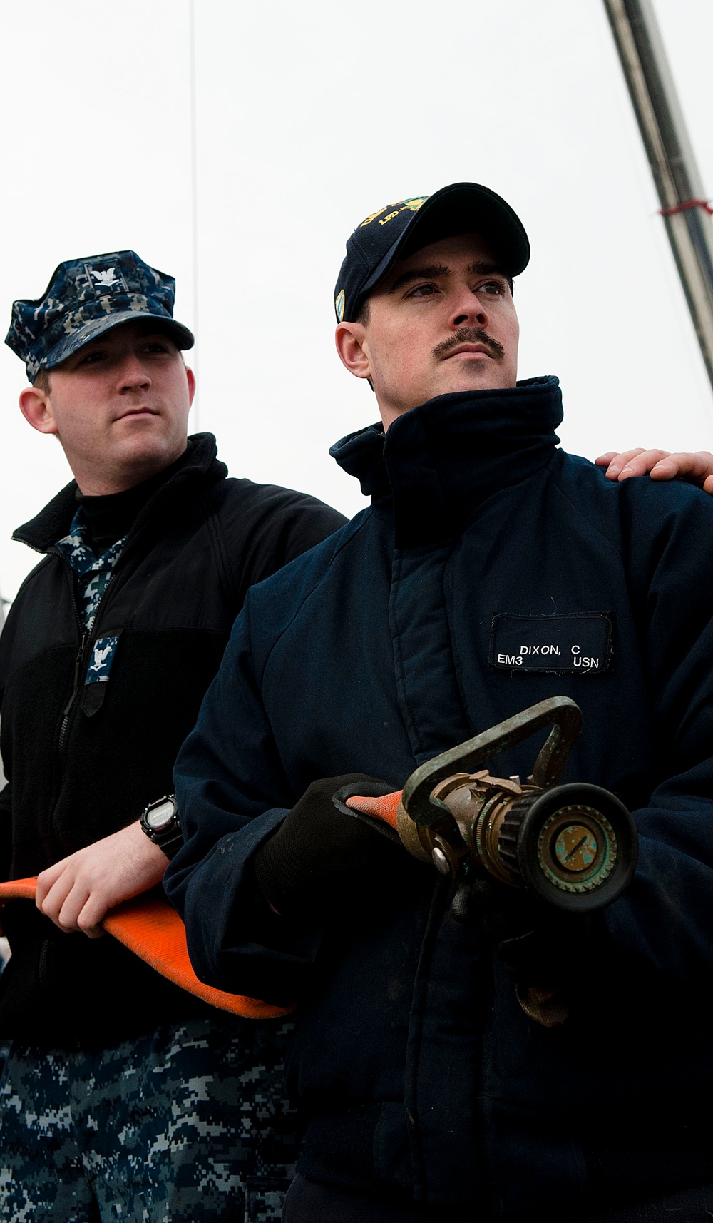 Aviation training team drill aboard USS Green Bay