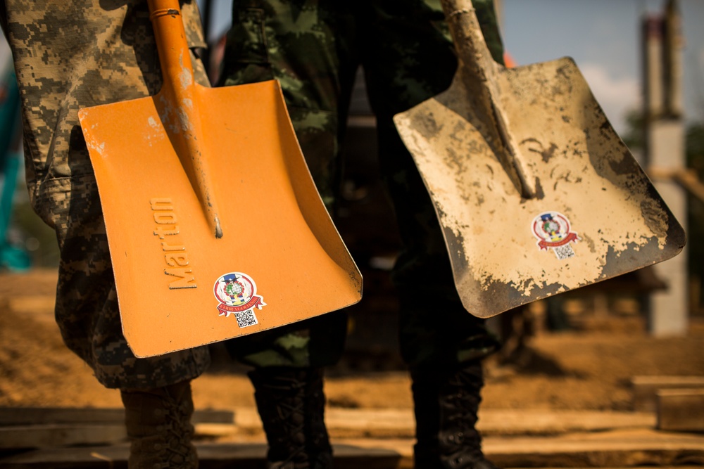 Cobra Gold 2016 Pillar Dedication Ceremony: Ban Raj Bum Roong School