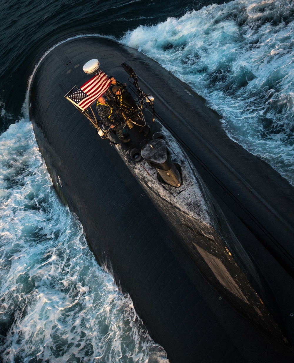 USS Toledo transits through the Arabian Gulf
