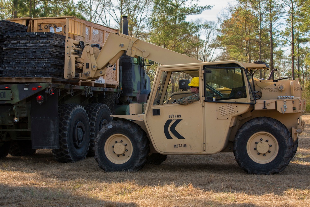 Marines Begin Setup For CPX