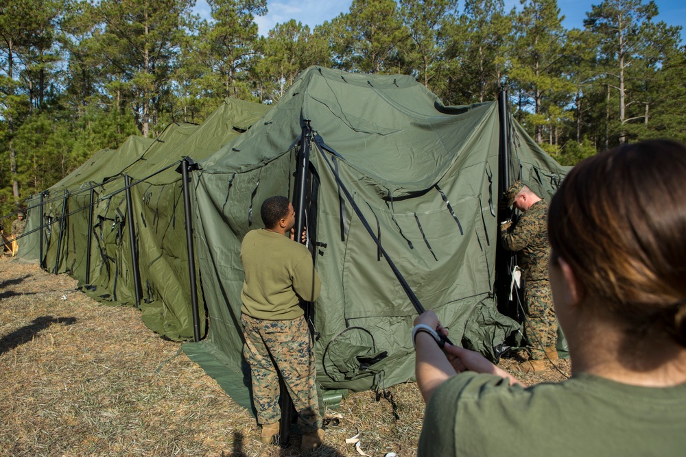 Marines Begin Setup For CPX