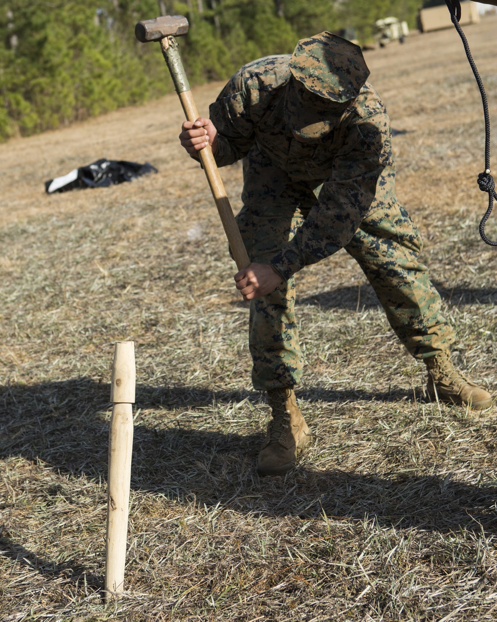 Marines Begin Setup For CPX