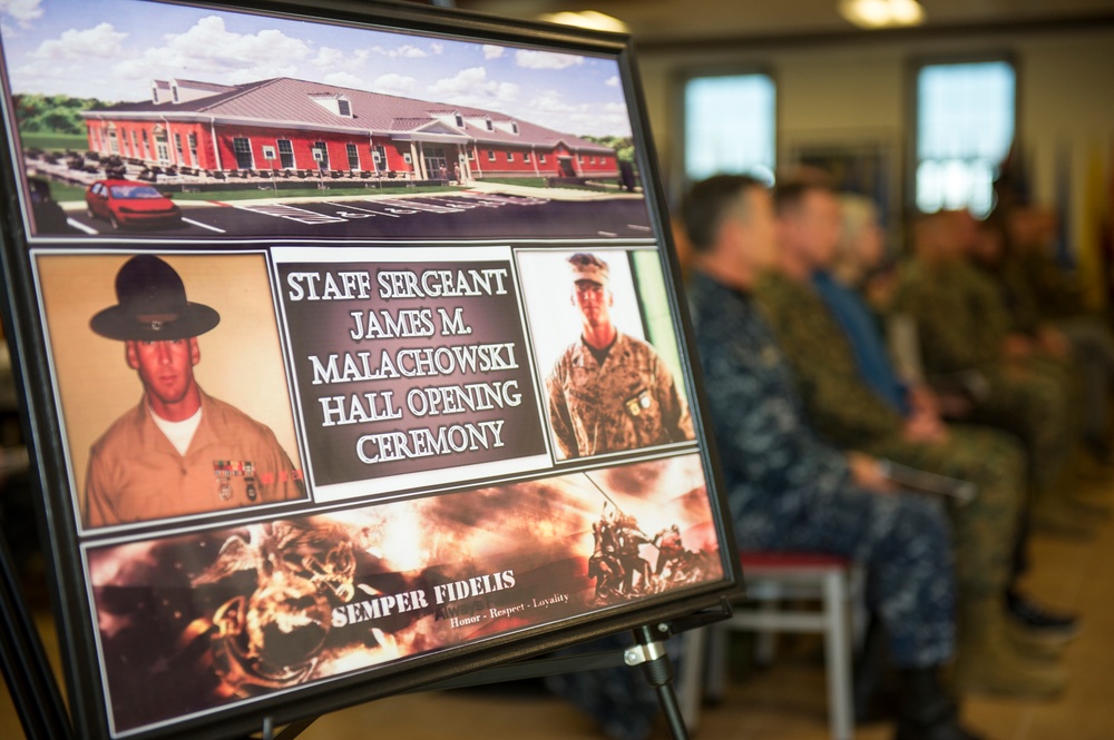 Malachowski Hall Building Dedication