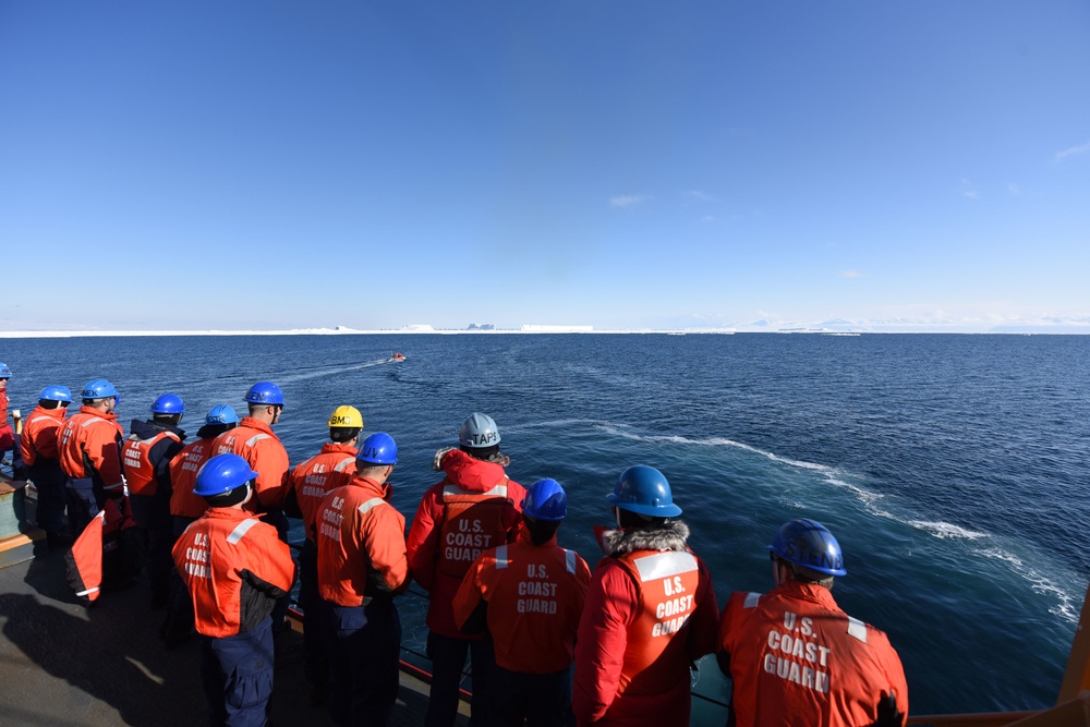 US Coast Guard Cutter Polar Star assists Operation Deep Freeze 2016