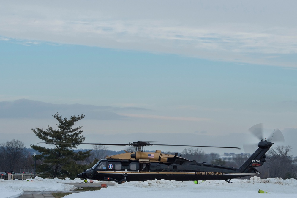 Secretary of defense visits CYBERCOM