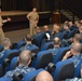 Adm. Frank Caldwell, director of the Naval Nuclear Propulsion Program speaks with leaders of the Pacific Submarine Force