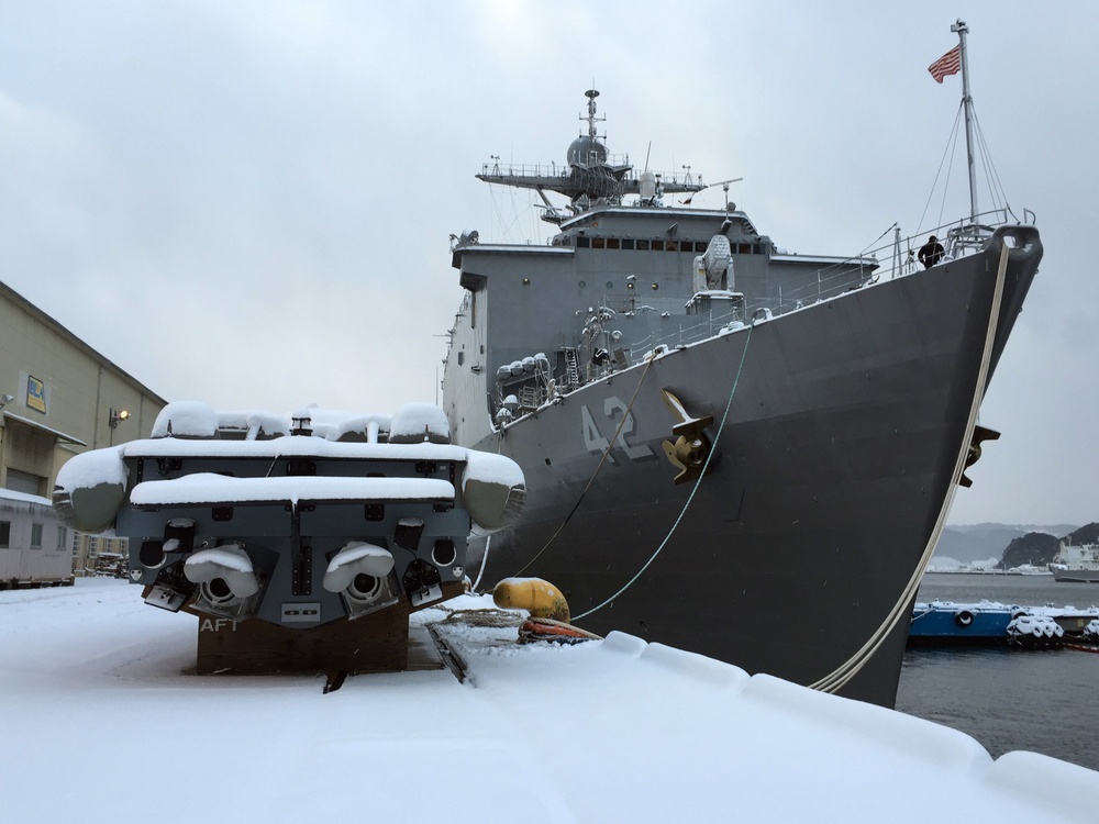 Snow in Sasebo