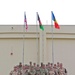 Bagram MPs conduct flag-raising ceremony to commemorate new PMO flag pole area