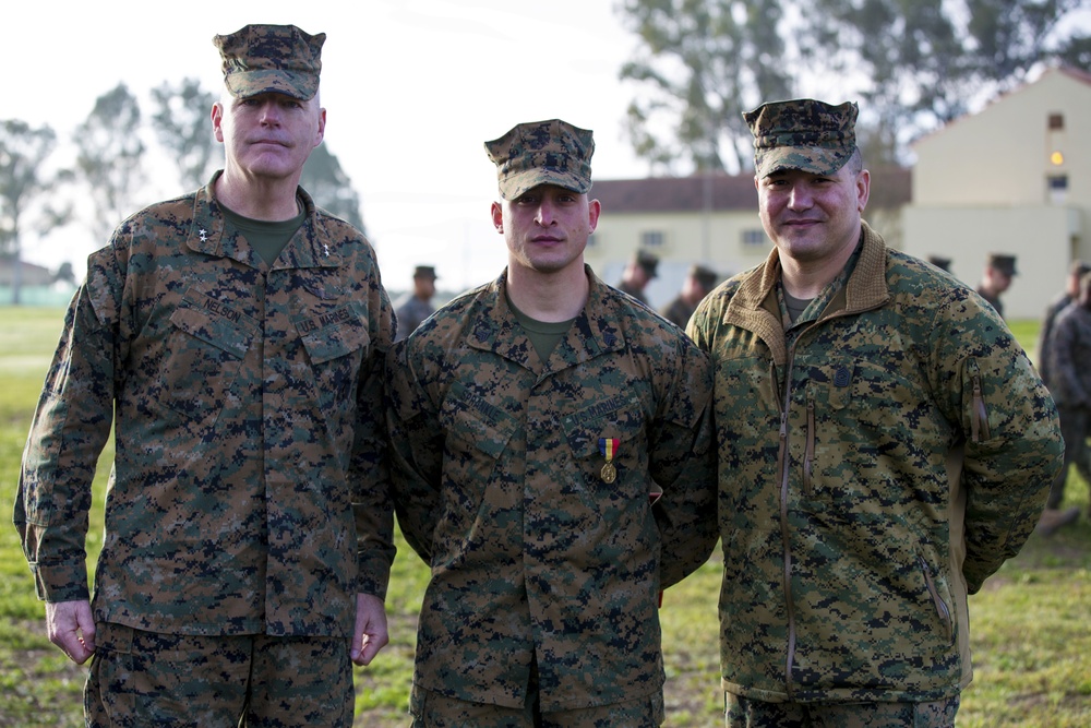 Sgt. Sprankle awarded Navy and Marine Corps Medal