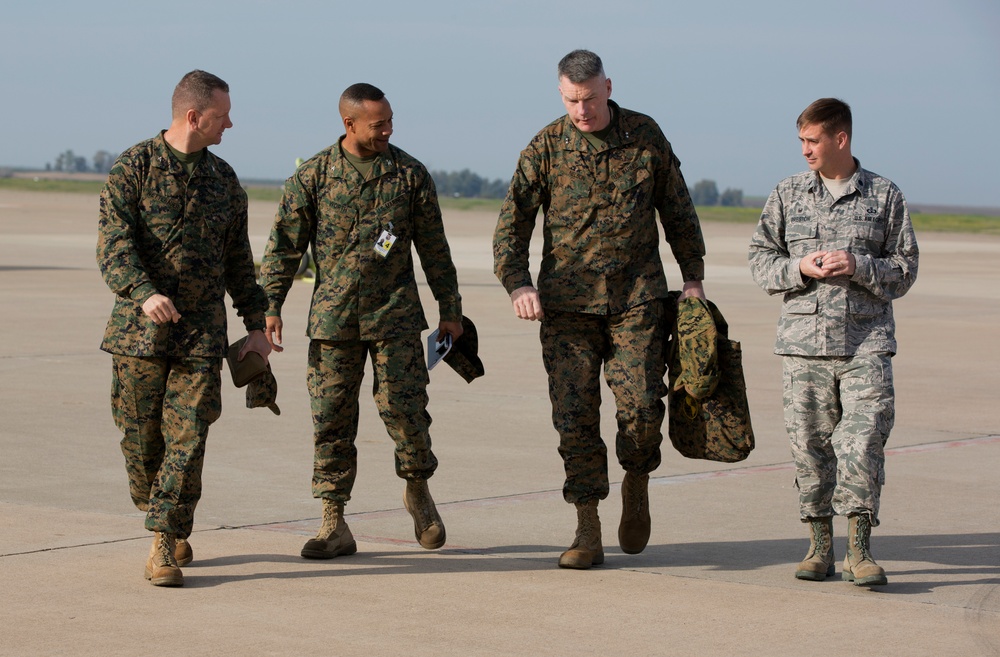 Maj. Gen. Nelson tours Morón Air Base