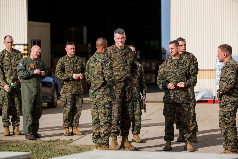 Maj. Gen. Nelson tours Morón Air Base