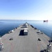 USS Mount Whitney (LCC 20) departs Augusta Bay