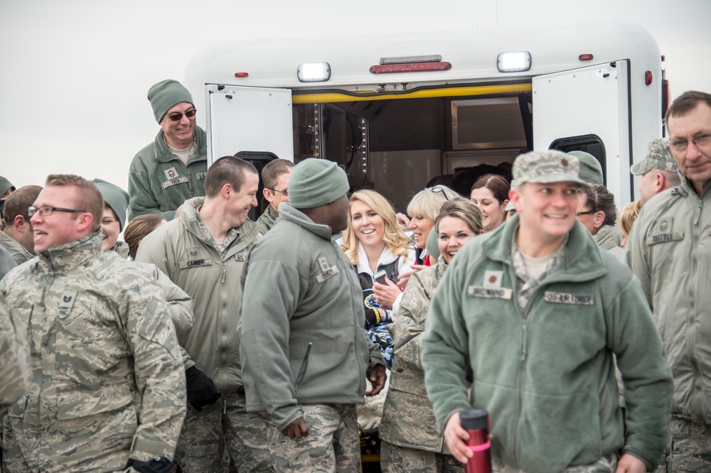 133AW Airmen support Wounded Airman
