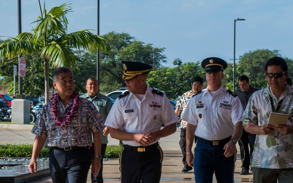 Gov. David Yutaka Ige visit