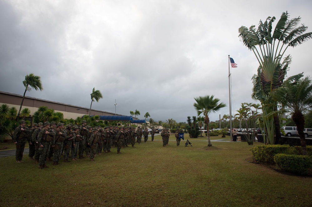 Coastal Riverine Group ONE Detachment Guam command force march