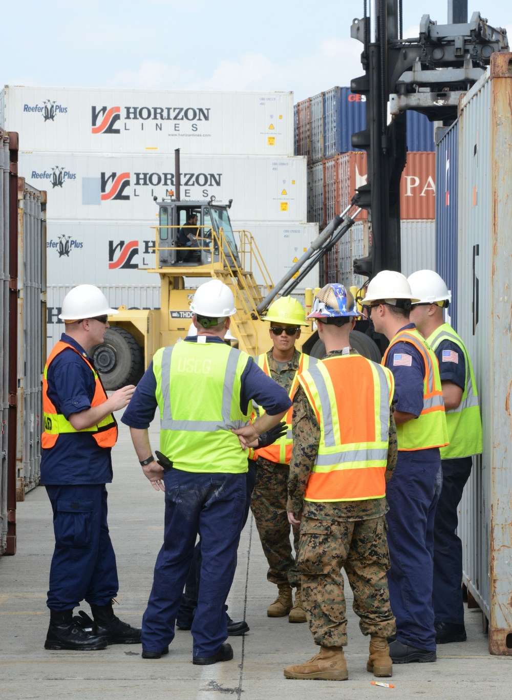 Coast Guard conducts container inspection training at Port of Honolulu