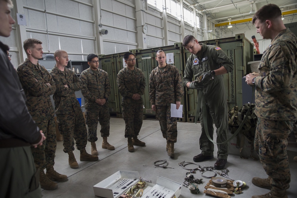 VMGR-152 Marines receive on-the-job training