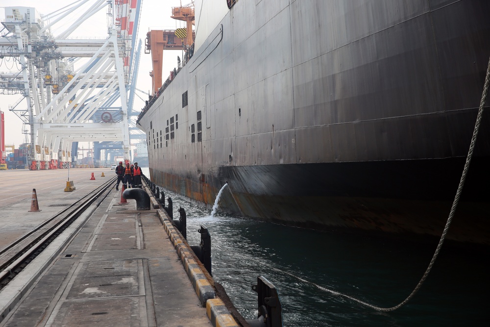 Military Sealift Command delivers essentials, rolls out Exercise Cobra Gold