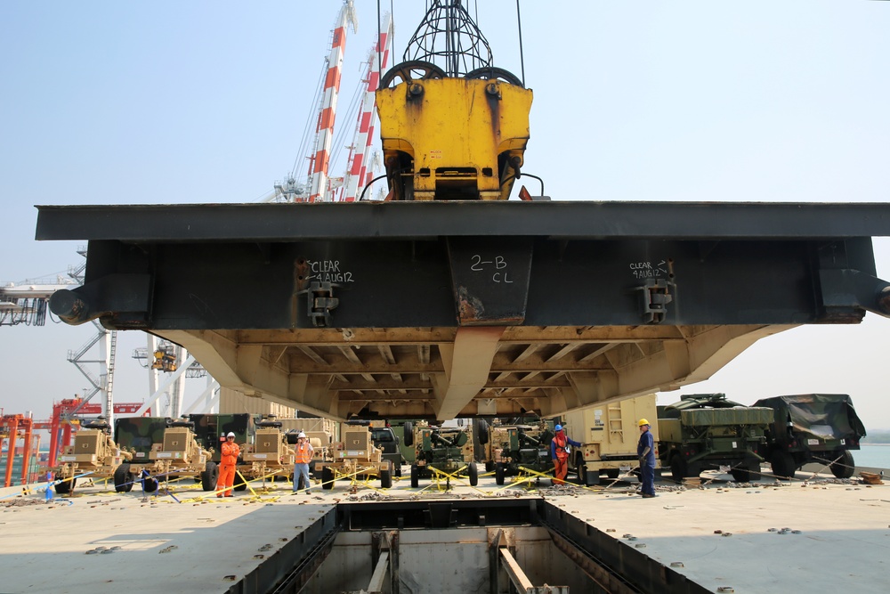 Military Sealift Command delivers essentials, rolls out Exercise Cobra Gold