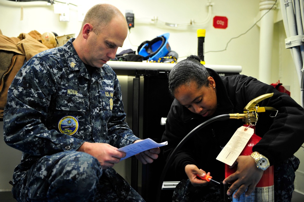 PCU Gerald R. Ford (CVN 78) commences spot checks