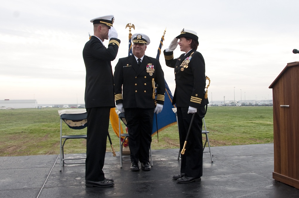 USS Porter change of command ceremony