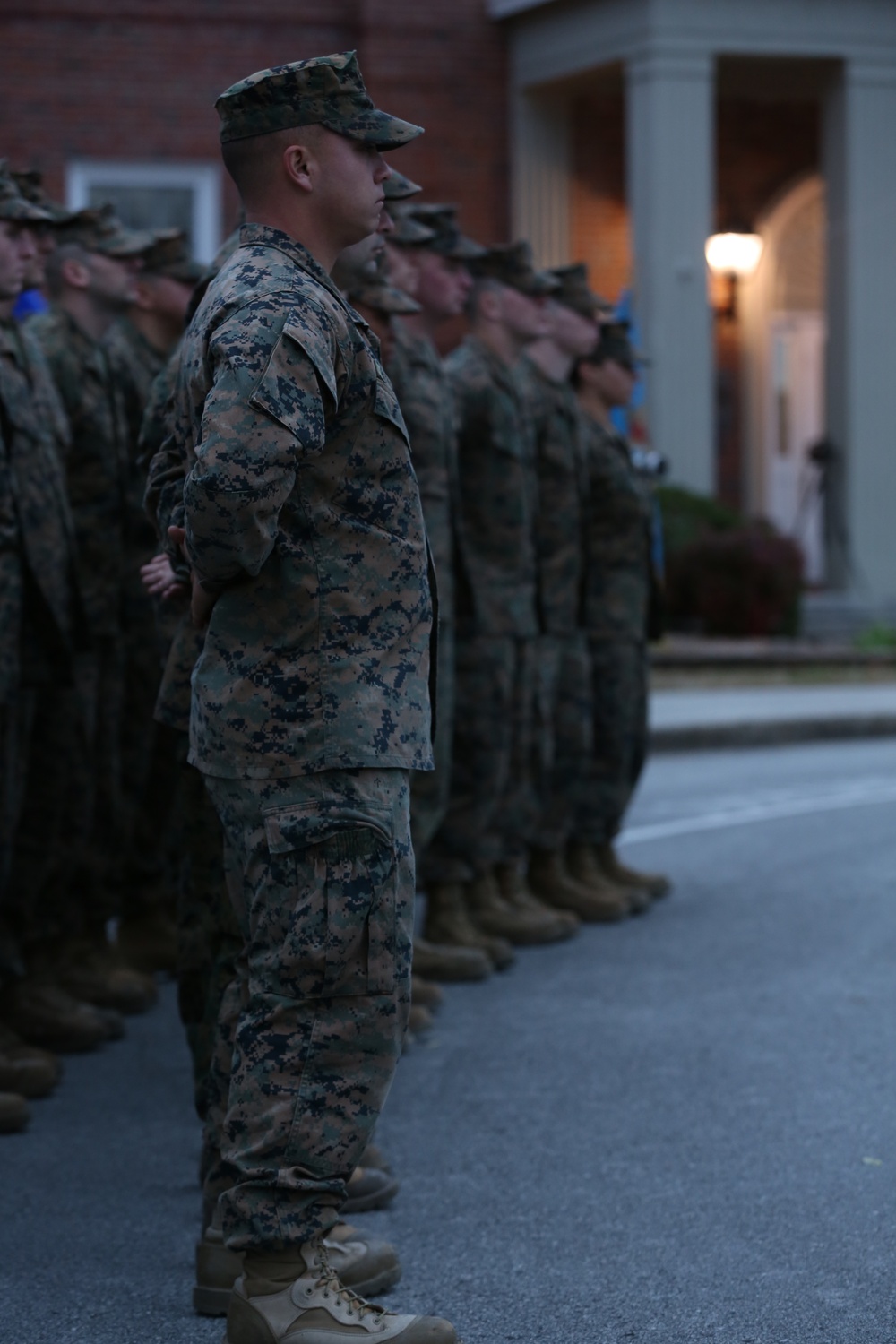 2nd MLG Lowers the National Ensign