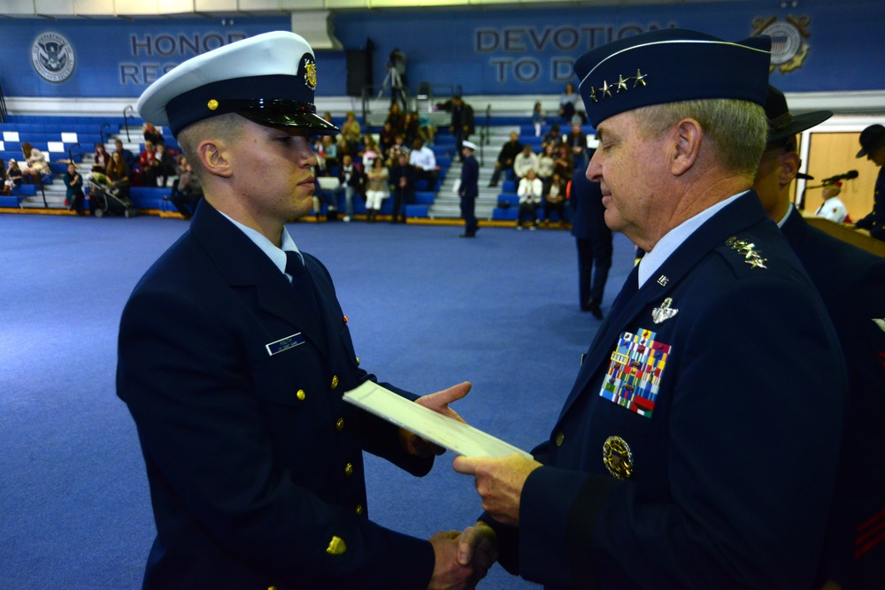 Air Force Chief of Staff Welsh attends USCG graduation