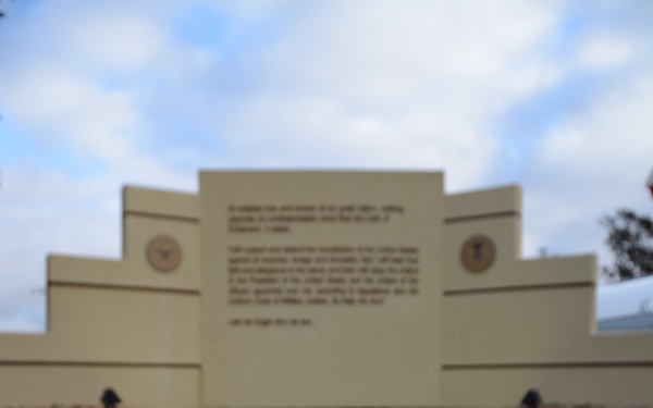 Travis Enlisted Oath Wall Remains important monument