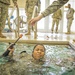 Female cadet finishes 15-meter swim