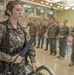 Female ROTC cadet mentally prepares for CWST