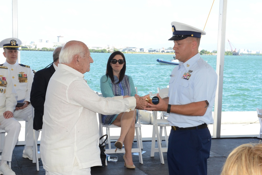 Joseph Napier commissioning ceremony