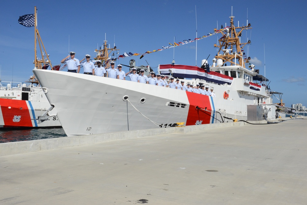 Joseph Napier commissioning ceremony