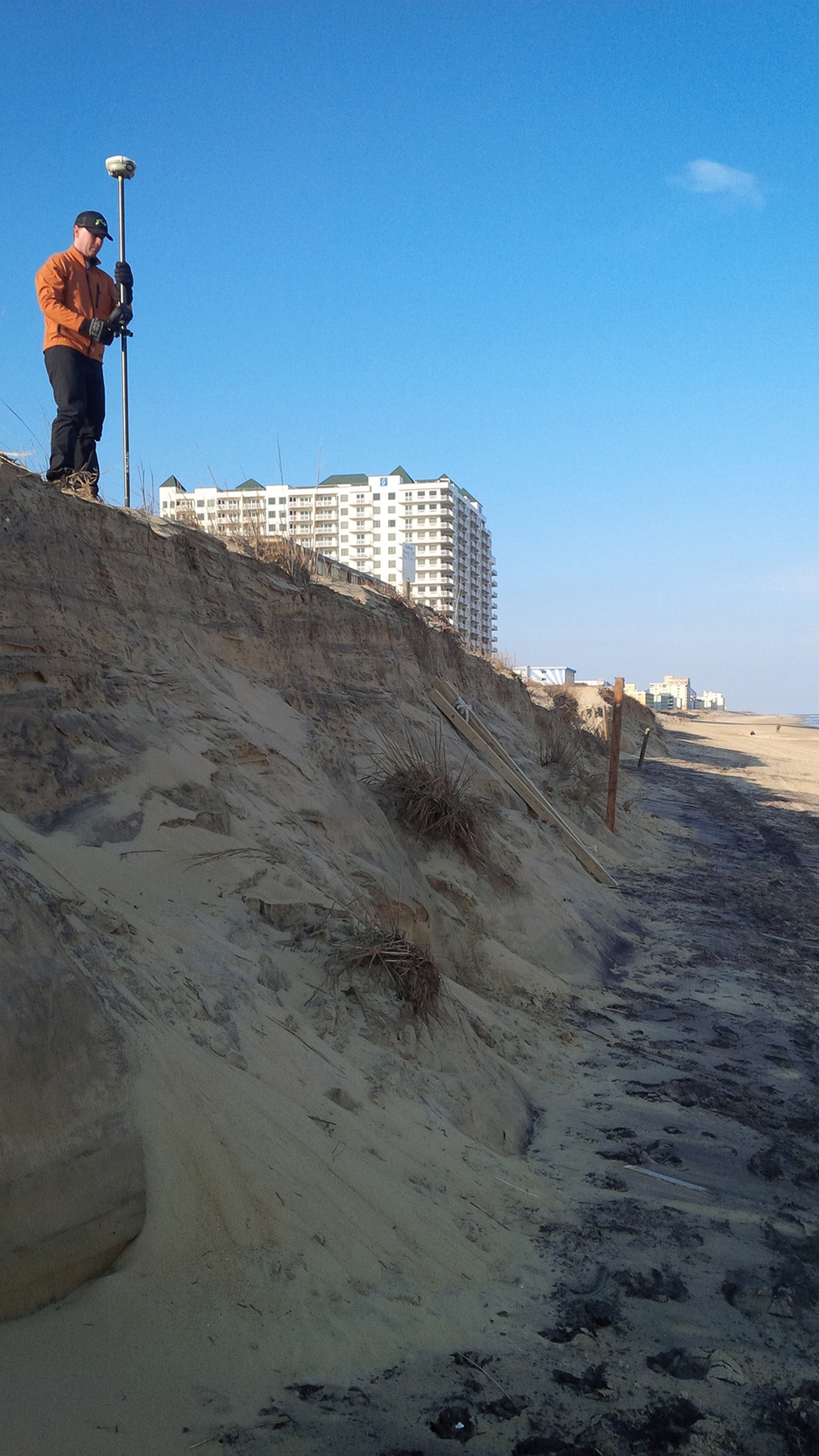 Post-storm inspections of Atlantic Coast of Maryland Shoreline Protection Project at Ocean City, Md., Jan. 27, 2016