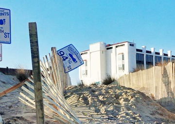 Post-storm inspections of Atlantic Coast of Maryland Shoreline Protection Project at Ocean City, Md., Jan. 27, 2016