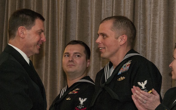 Commander, Submarine Group Nine, announces Sailor of Year