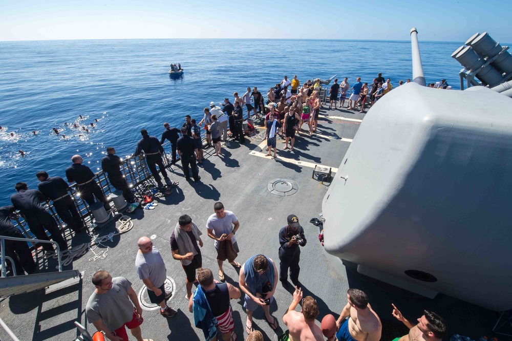 USS Mobile Bay operations