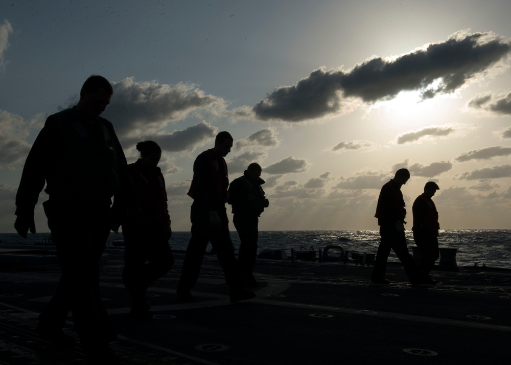 USS Bulkeley operations