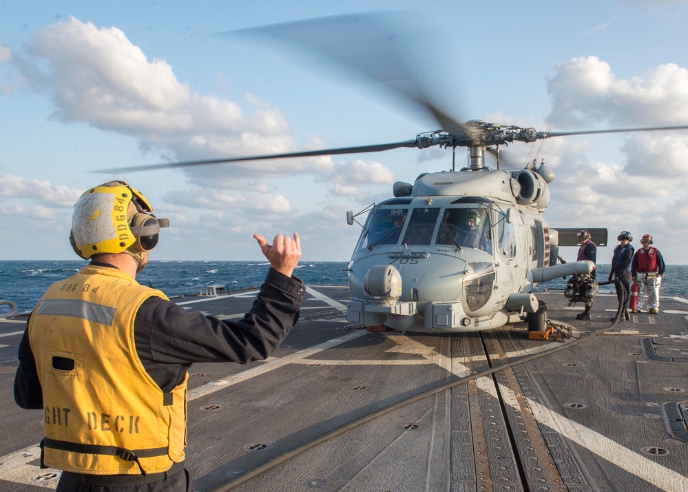 USS Bulkeley operations