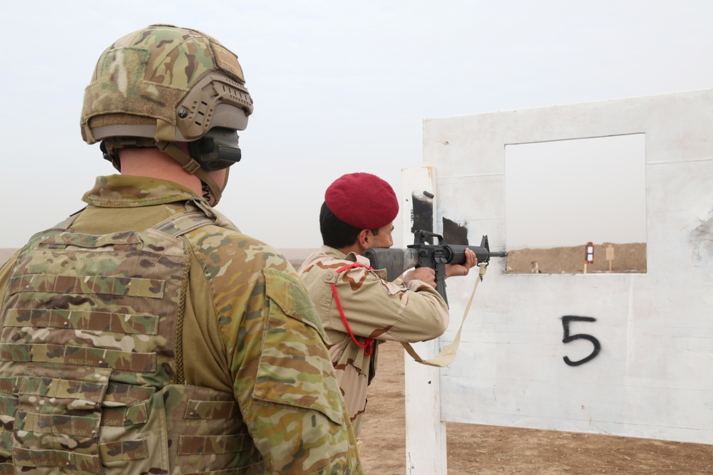 Task Group Taji assists Iraqi soldiers with equipment, provides marksmanship training