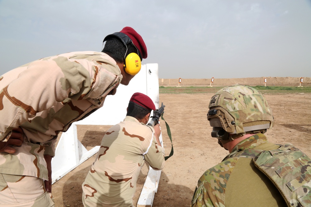 Task Group Taji assists Iraqi soldiers with equipment, provides marksmanship training