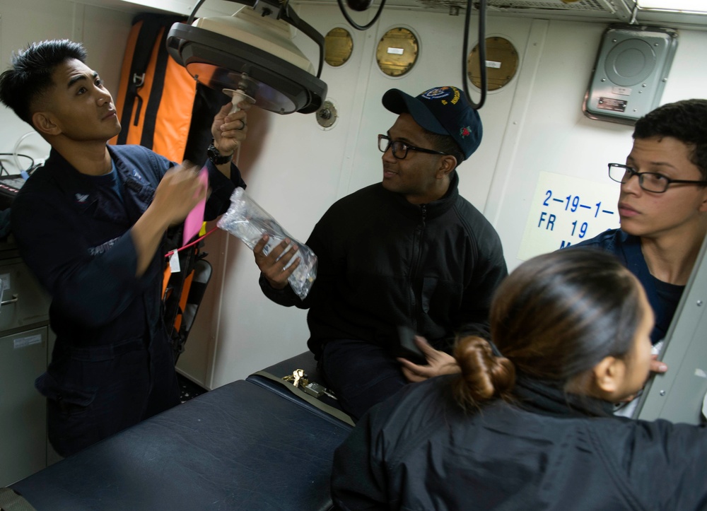 USS Germantown activity