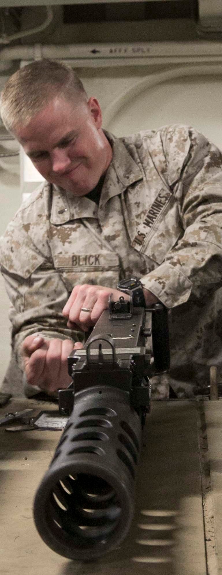 Marines maintain gear