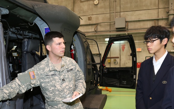 Job shadowing experience offers the students skill sets on Camp Zama installation