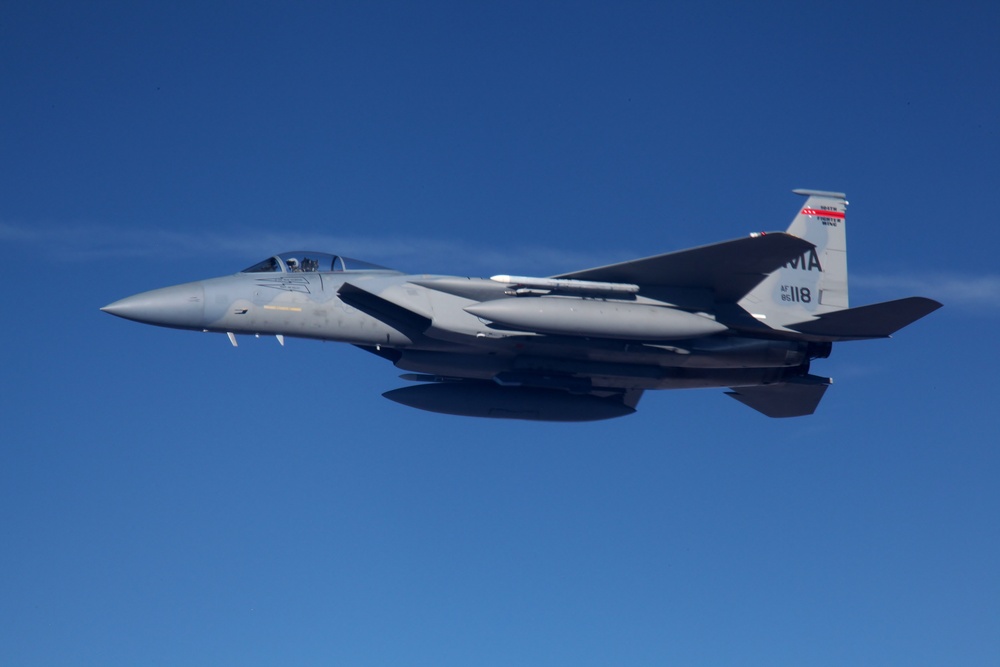 Red Flag 16-1 F-15 aerial
