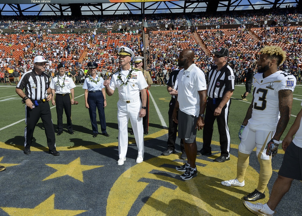 2016 Pro Bowl opening coin toss